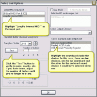 SyFonOne Options Window